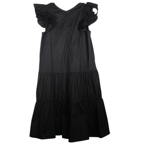 VGUC Pomander Place Corrine Black Flutter Sleeve Mini Dress A-Line XS 2567-36 - Picture 5 of 12